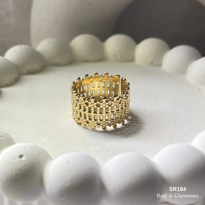 Statement Ring | SR184 | Gold