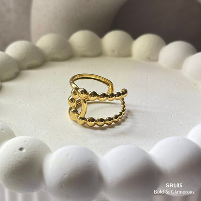 Statement Ring | SR185 | Gold