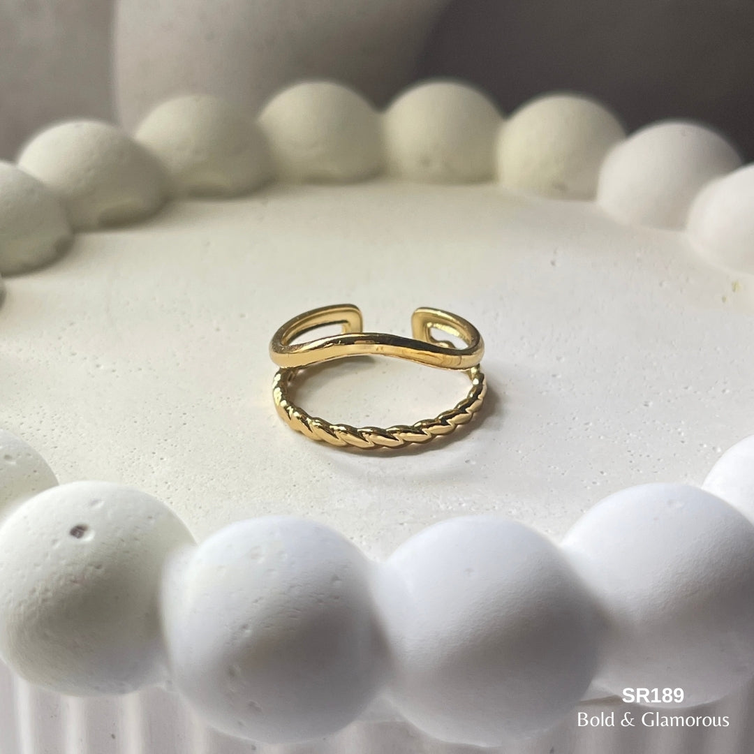 Statement Ring | SR189 | Gold