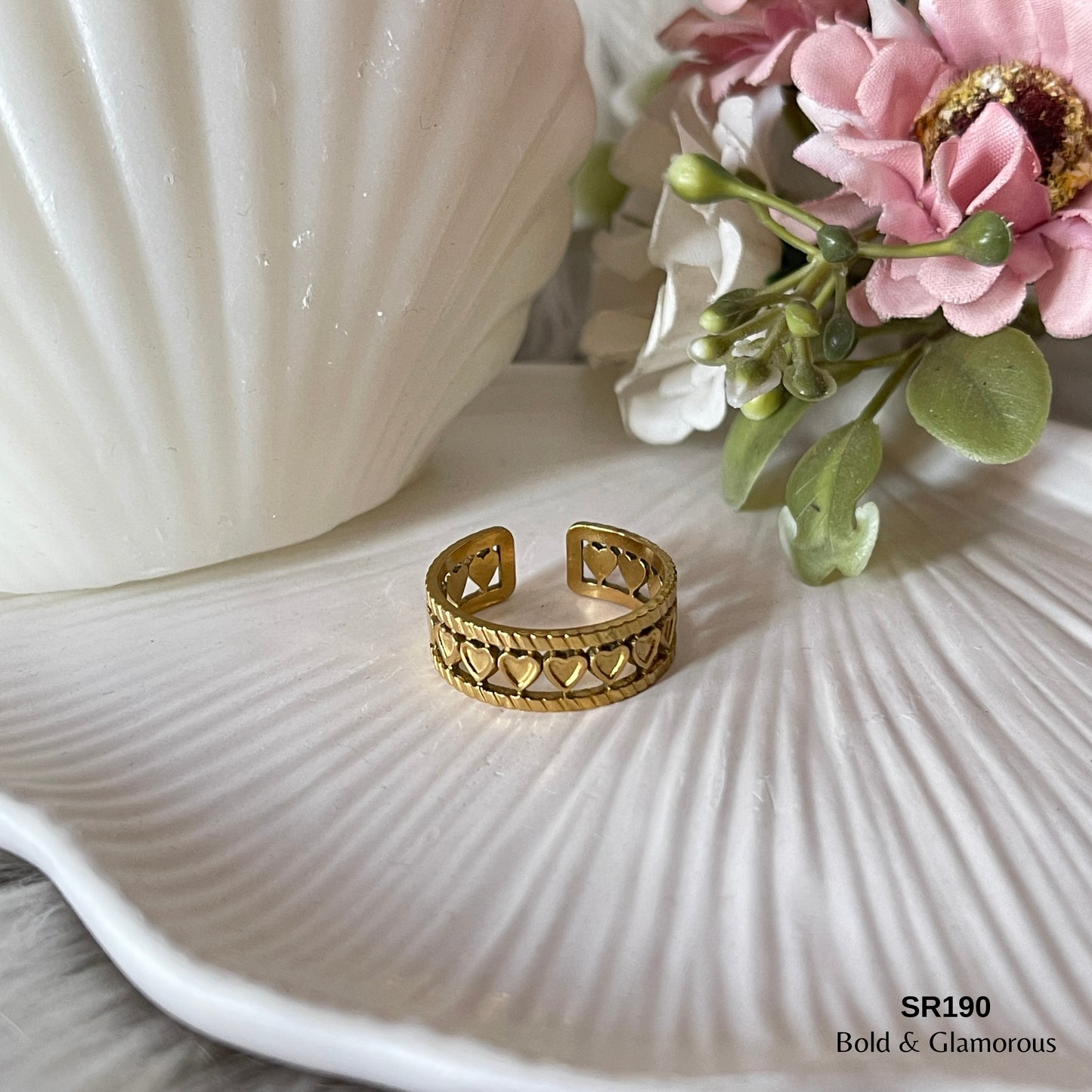 Statement Ring | SR190 | Gold