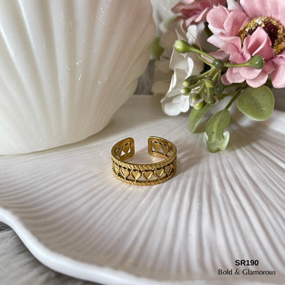 Statement Ring | SR190 | Gold