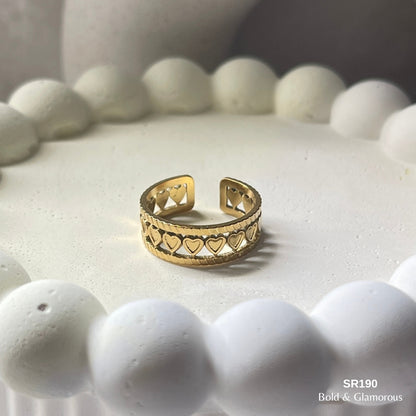 Statement Ring | SR190 | Gold