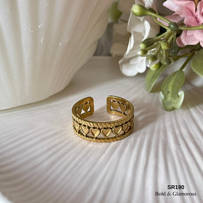 Statement Ring | SR190 | Gold