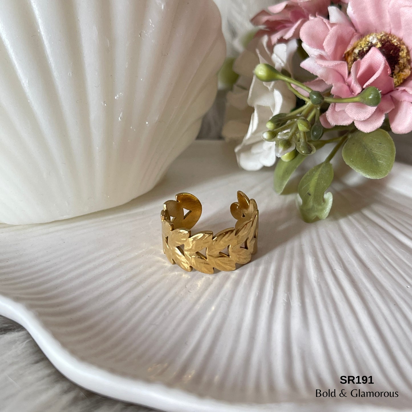 Statement Ring | SR191 | Gold