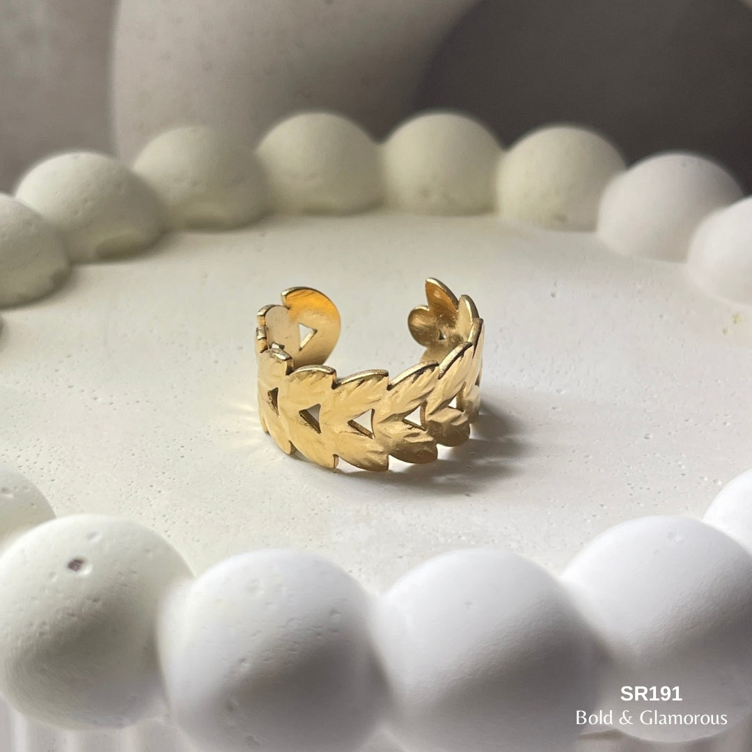 Statement Ring | SR191 | Gold