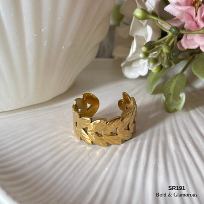 Statement Ring | SR191 | Gold