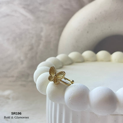 Statement Ring | SR196 | Golden Butterfly