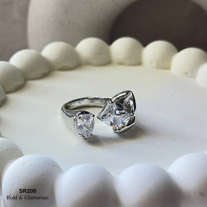 Stone Ring | SR200 | Deby | Silver