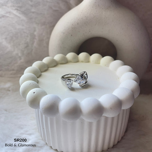 Stone Ring | SR200 | Deby | Silver
