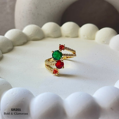 Stone Ring | SR201 | Dani | Gold