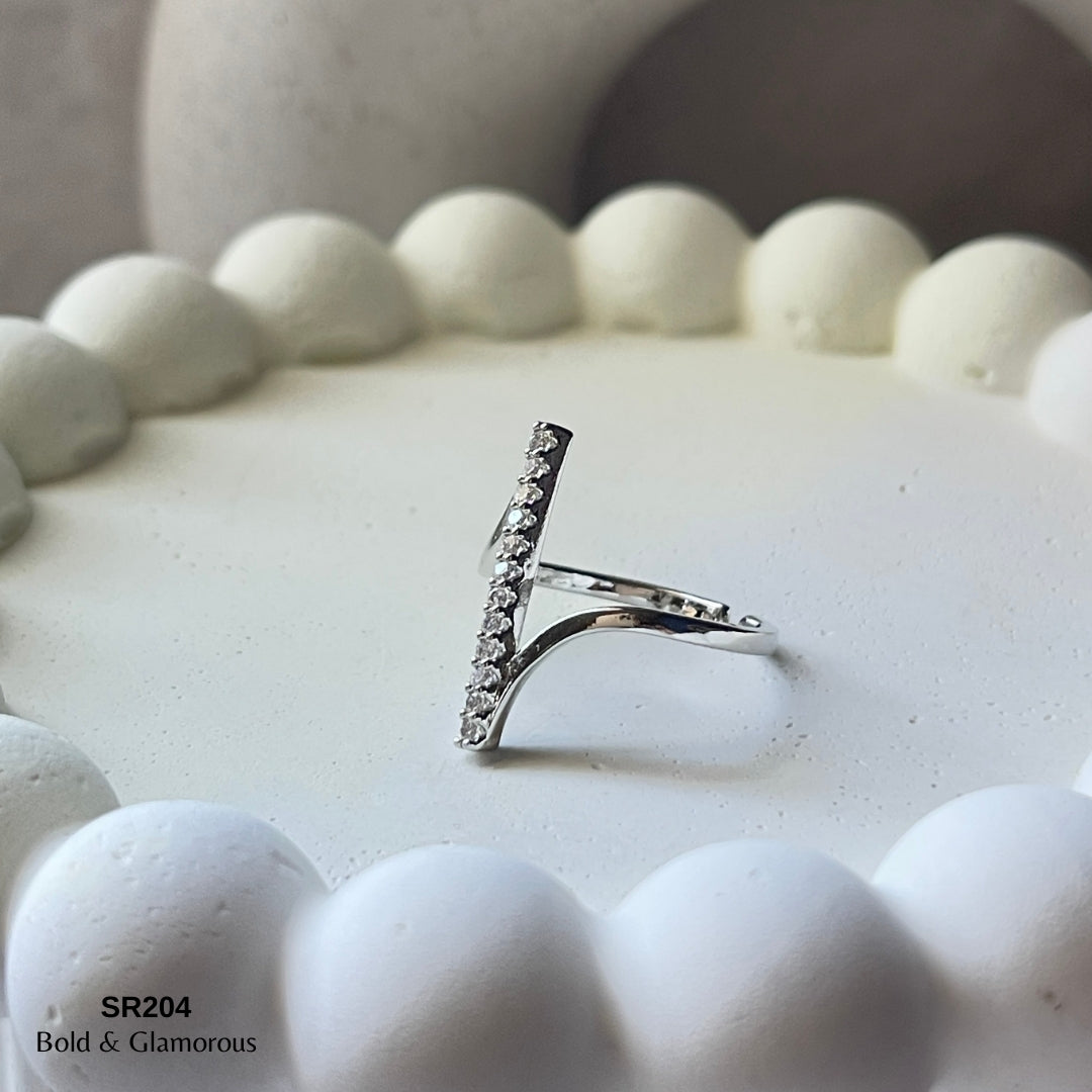 Stone Ring | SR204 | Jules | Silver