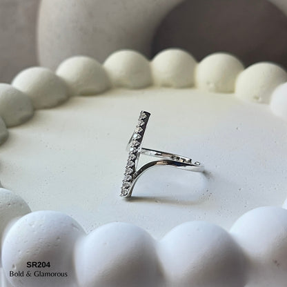 Stone Ring | SR204 | Jules | Silver