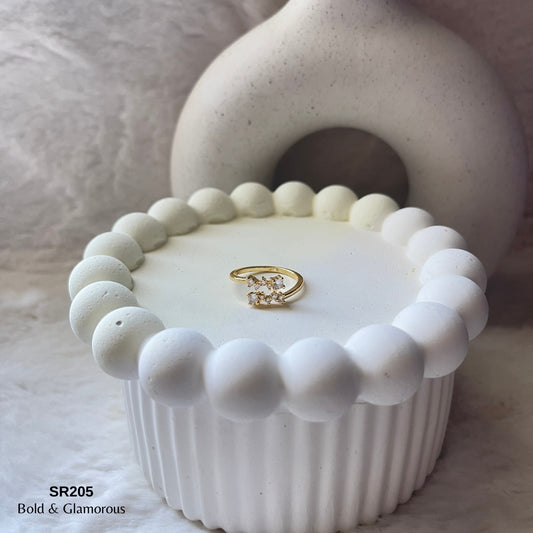 Stone Ring | SR205 | Aria | Gold