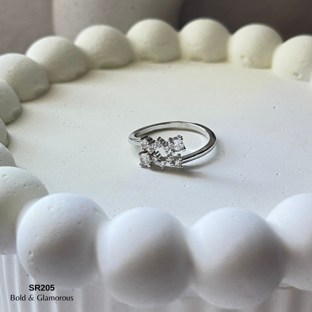 Stone Ring | SR205 | Aria | Silver