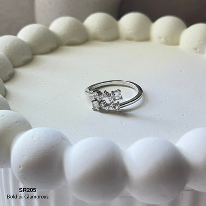 Stone Ring | SR205 | Aria | Silver