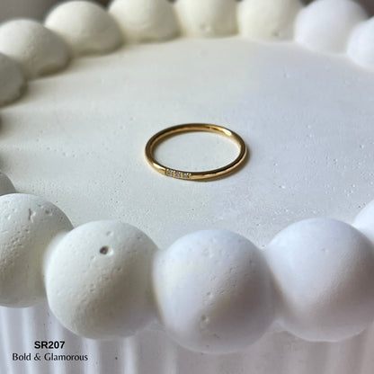 The Minimal Ring | SR207 | Gold