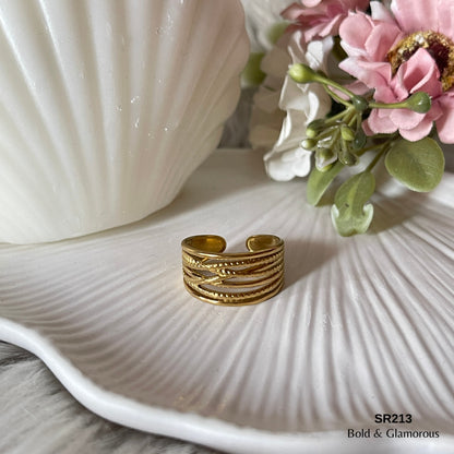 Statement Ring | SR213 | Gold