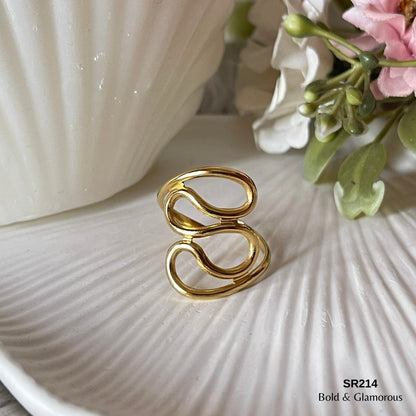 Statement Ring | SR214 | Gold
