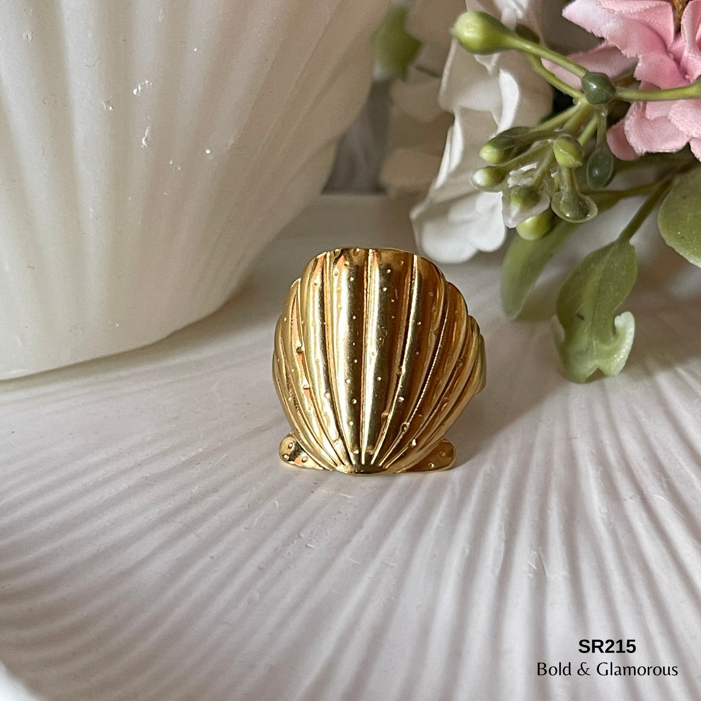 Statement Ring | SR215 | Gold