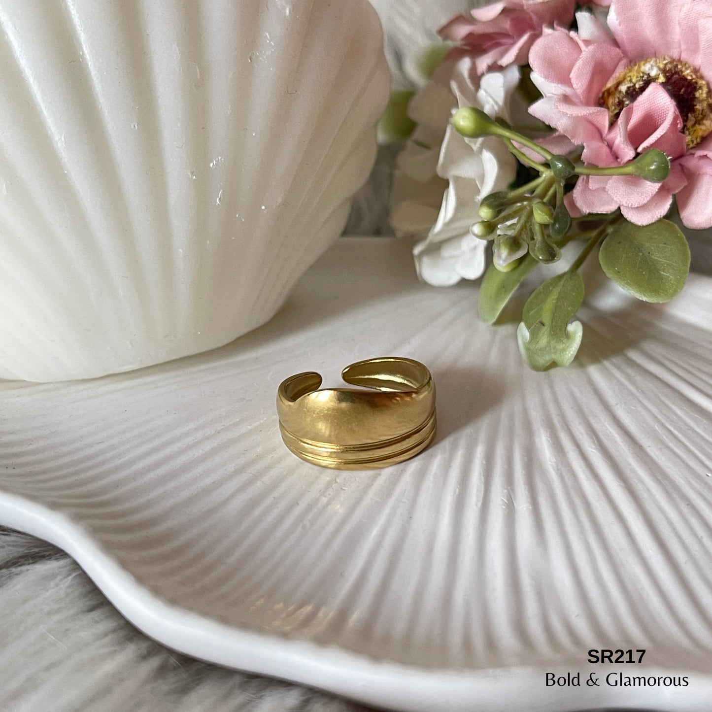 Statement Ring | SR217 | Gold