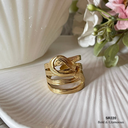 Statement Ring | SR220 | Gold
