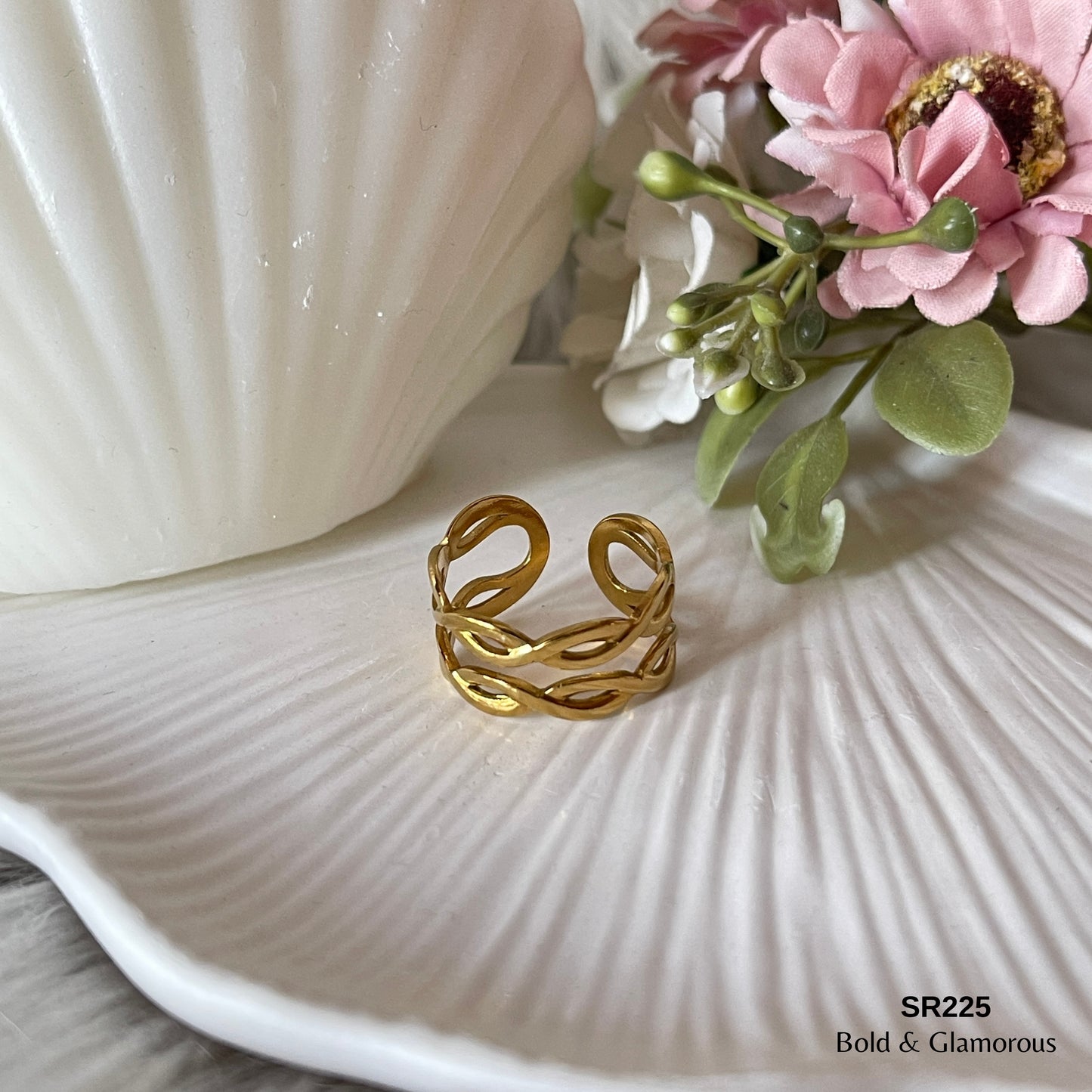 Statement Ring | SR225 | Gold