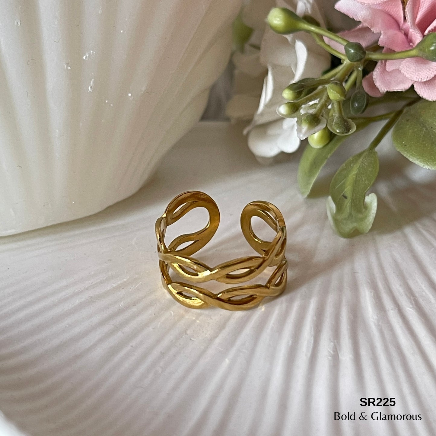 Statement Ring | SR225 | Gold