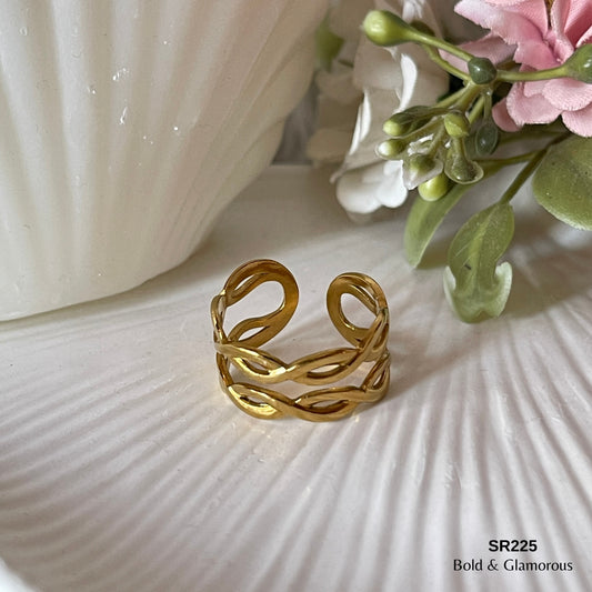 Statement Ring | SR225 | Gold