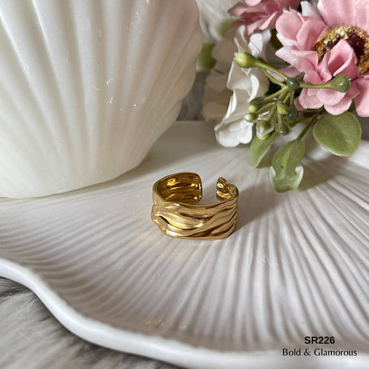 Statement Ring | SR226 | Gold