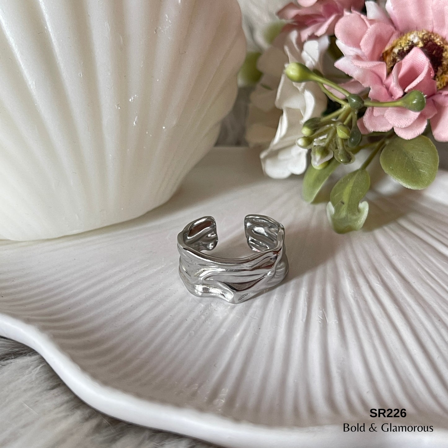 Statement Ring | SR226 | Silver
