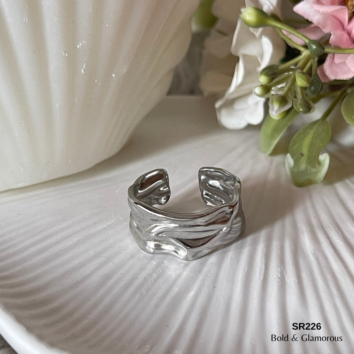 Statement Ring | SR226 | Silver