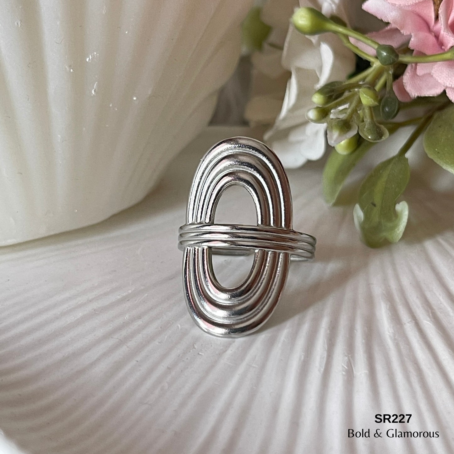 Statement Ring | SR227 | Silver