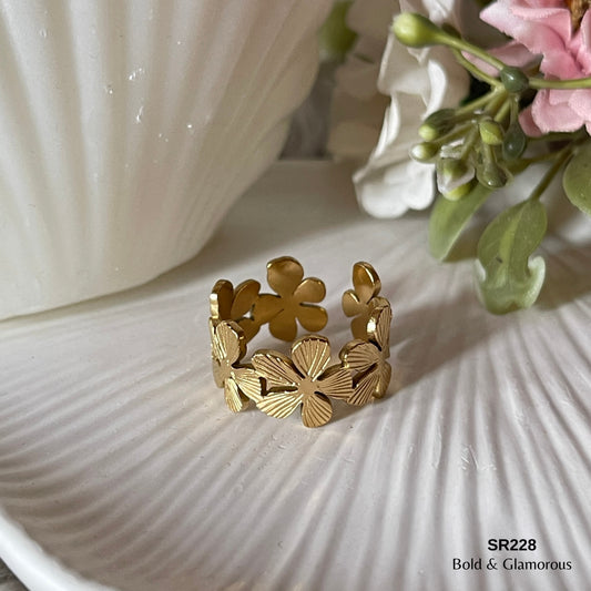 Statement Ring | SR228 | Gold