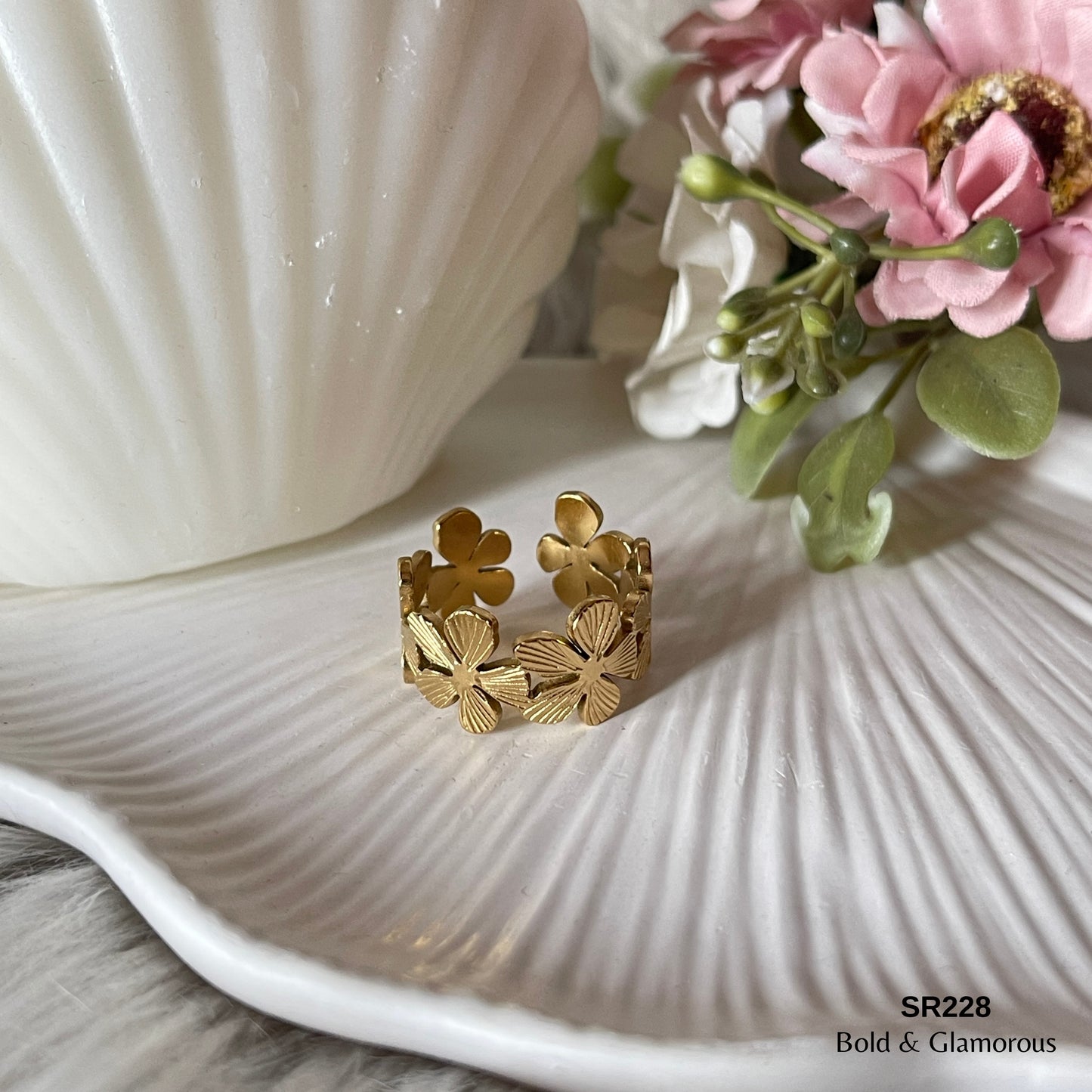 Statement Ring | SR228 | Gold