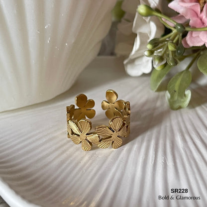 Statement Ring | SR228 | Gold