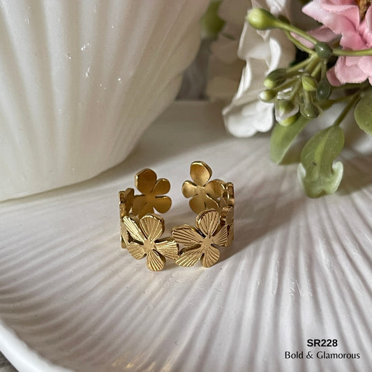Statement Ring | SR228 | Gold