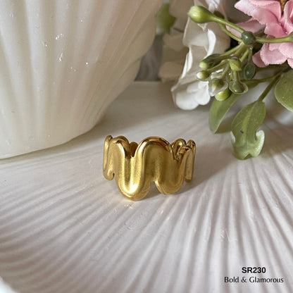 Statement Ring | SR230 | Gold