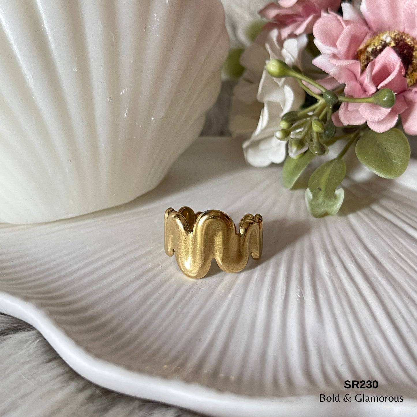 Statement Ring | SR230 | Gold