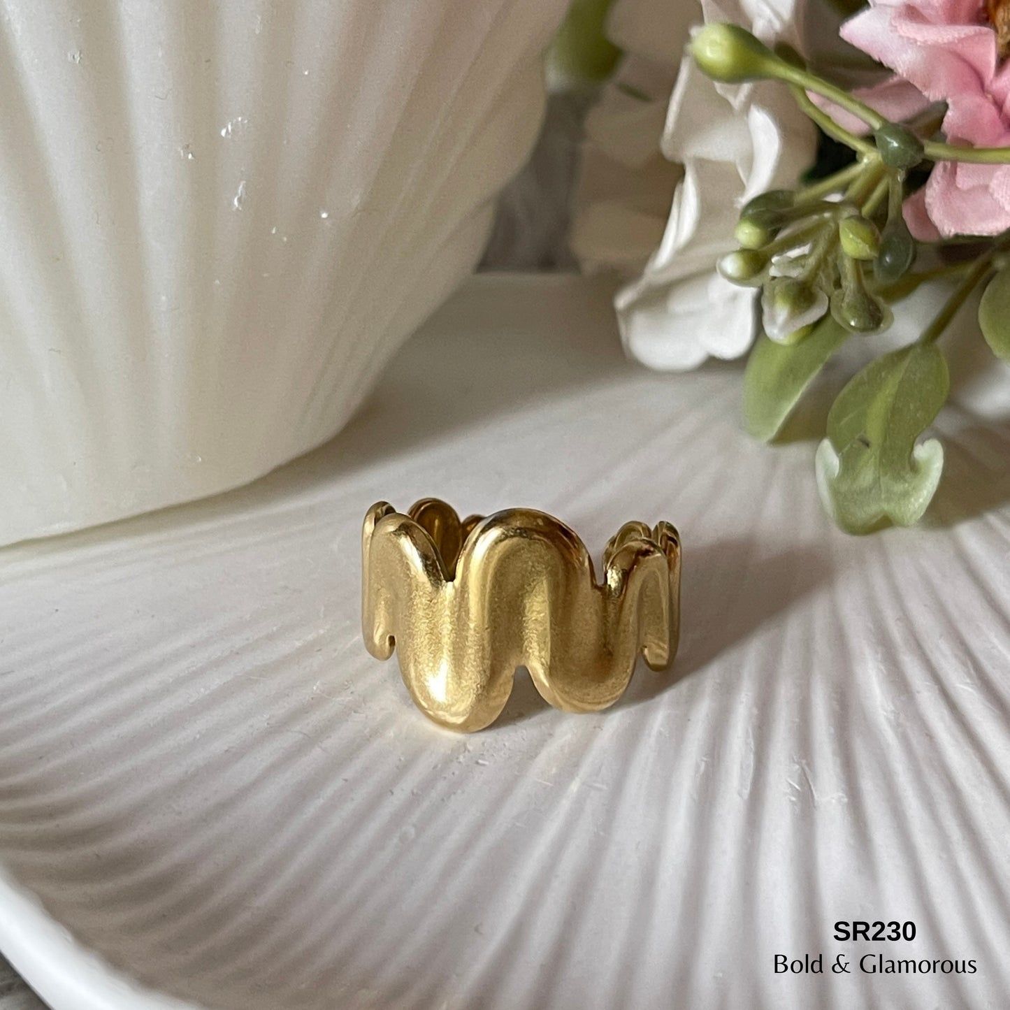 Statement Ring | SR230 | Gold