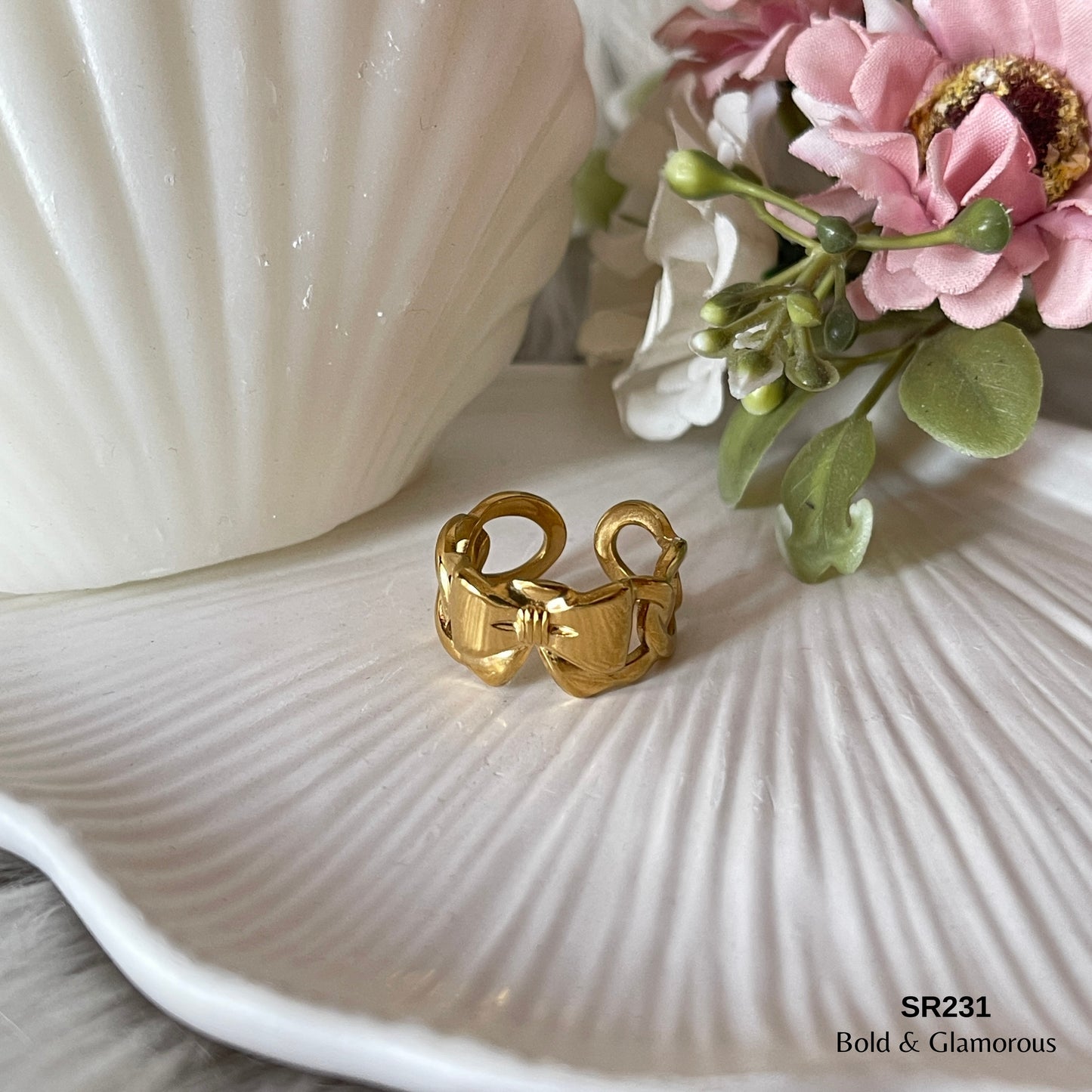 Statement Ring | SR231 | Gold