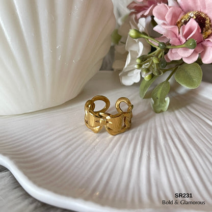 Statement Ring | SR231 | Gold