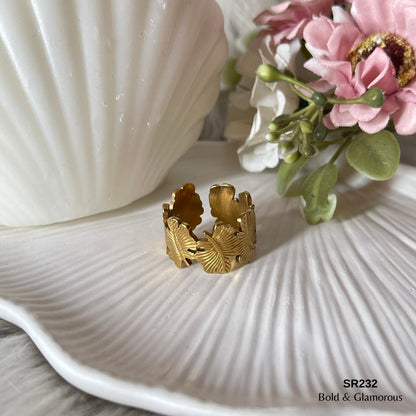 Statement Ring | SR232 | Gold