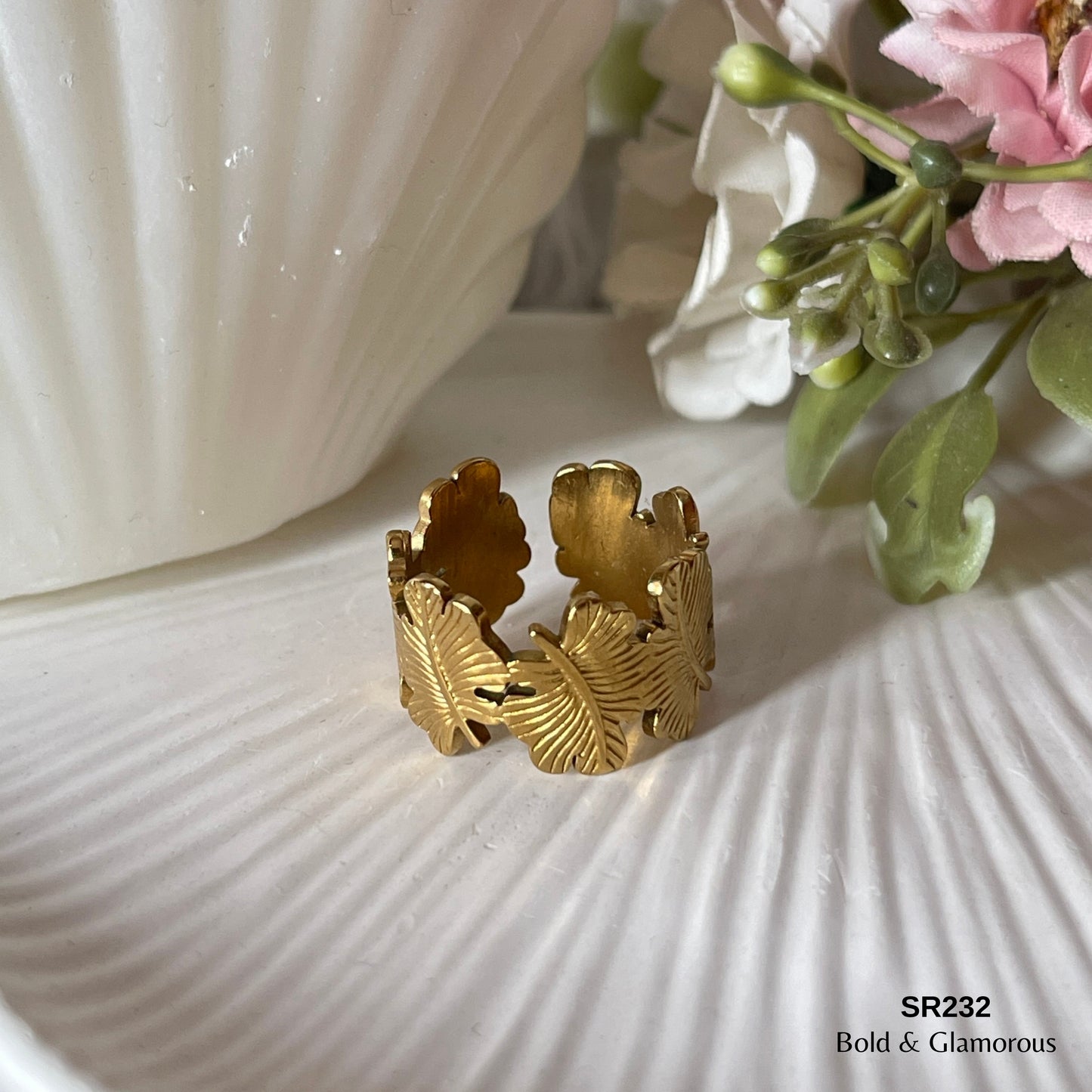 Statement Ring | SR232 | Gold