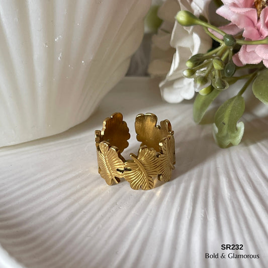 Statement Ring | SR232 | Gold