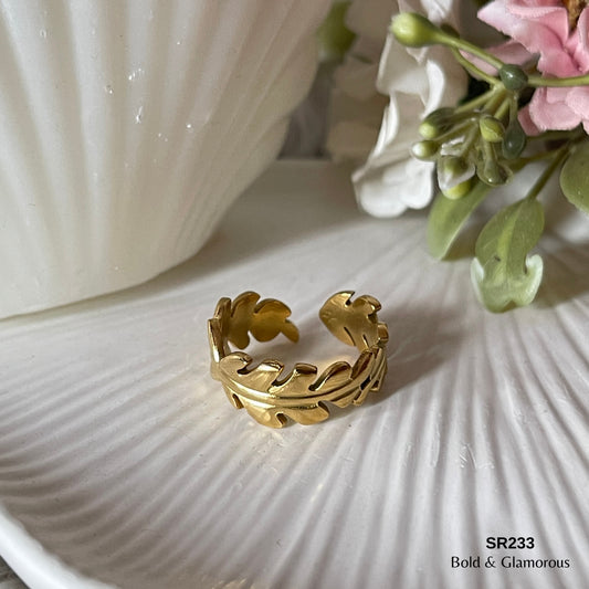 Statement Ring | SR233 | Gold