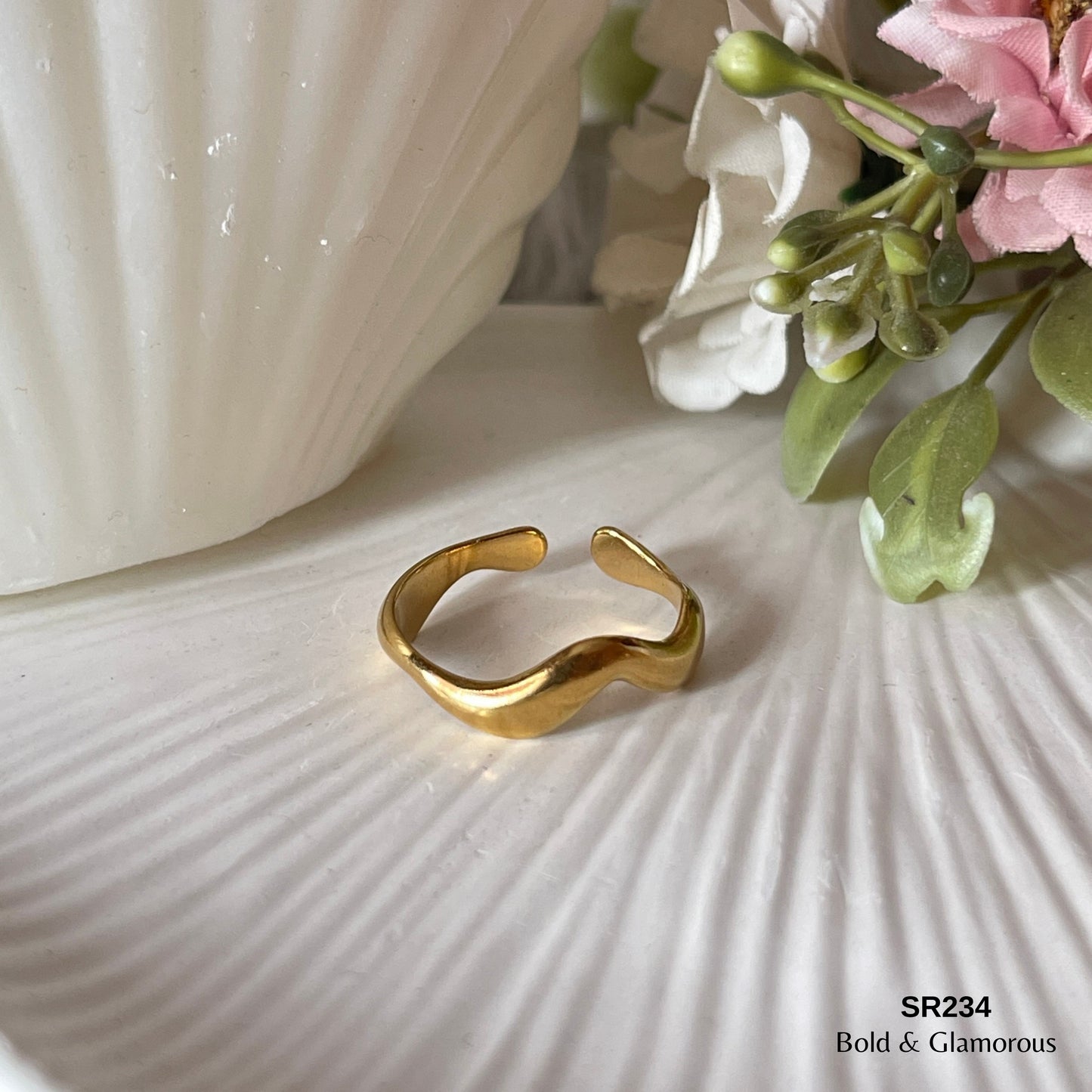 Statement Ring | SR234 | Gold