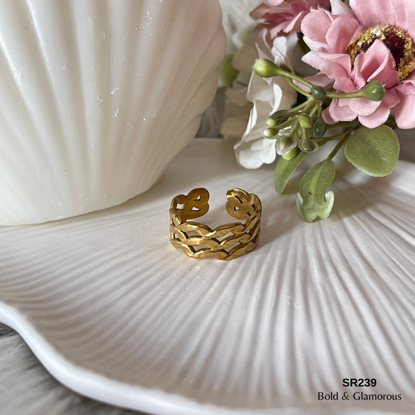 Statement Ring | SR239 | Gold