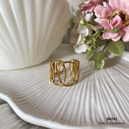Statement Ring | SR241 | Gold