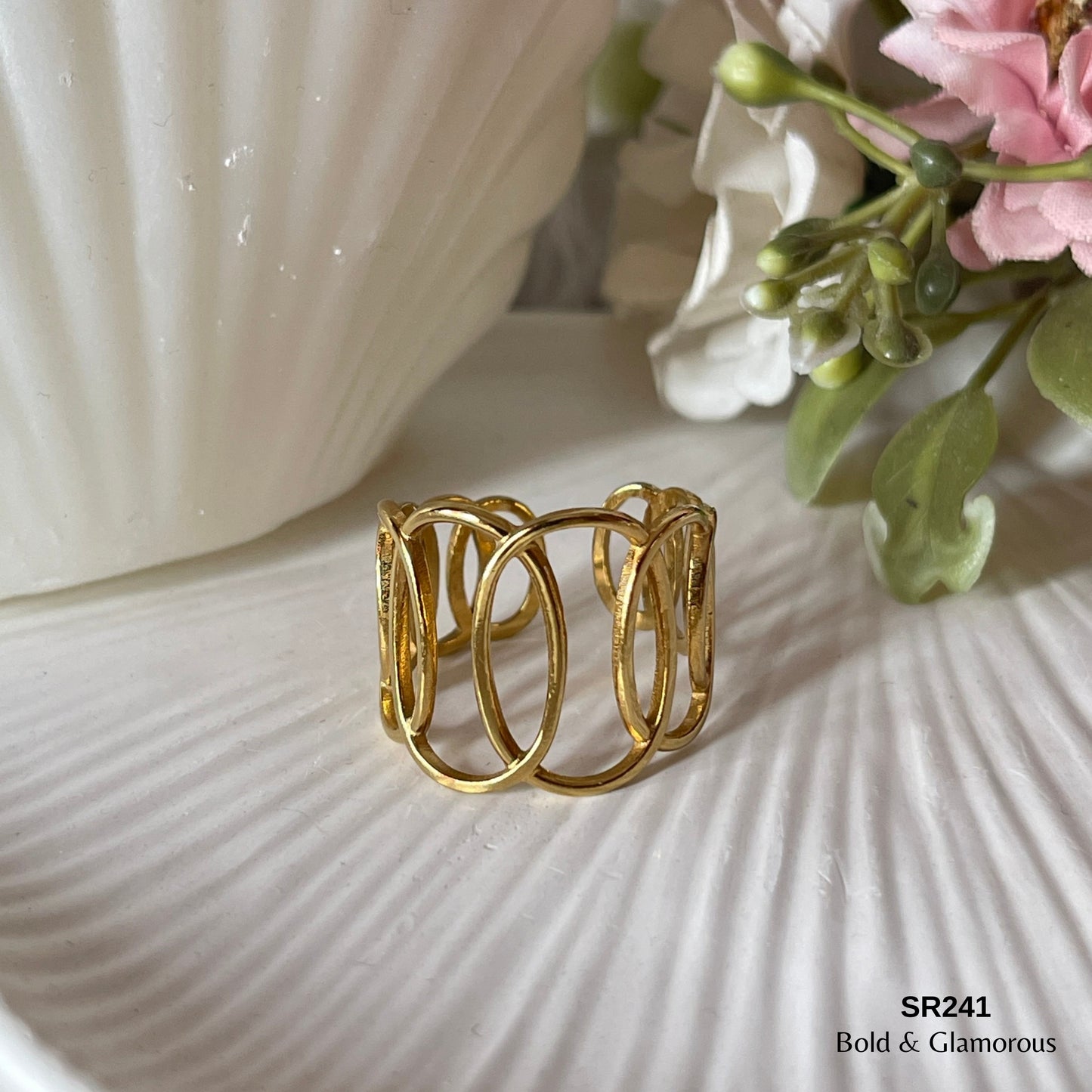 Statement Ring | SR241 | Gold