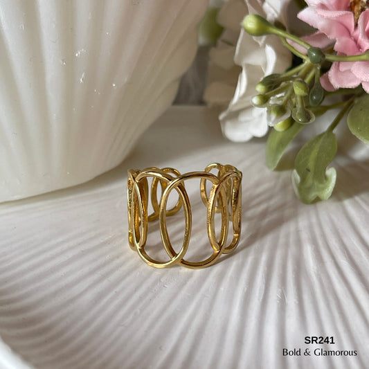 Statement Ring | SR241 | Gold